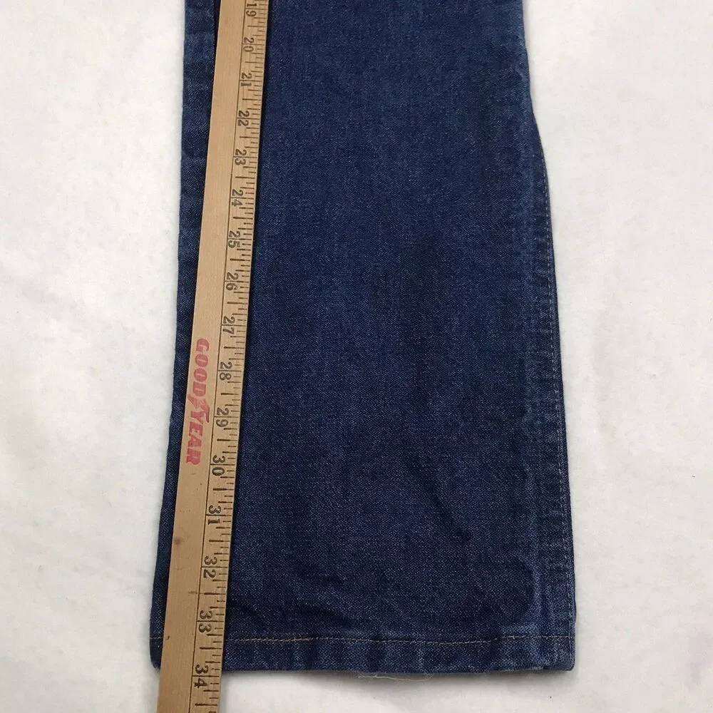 WRANGLER 13MWZ Cowboy Cut Jean Men 33x34 Dark Wash Rodeo Western Mexico